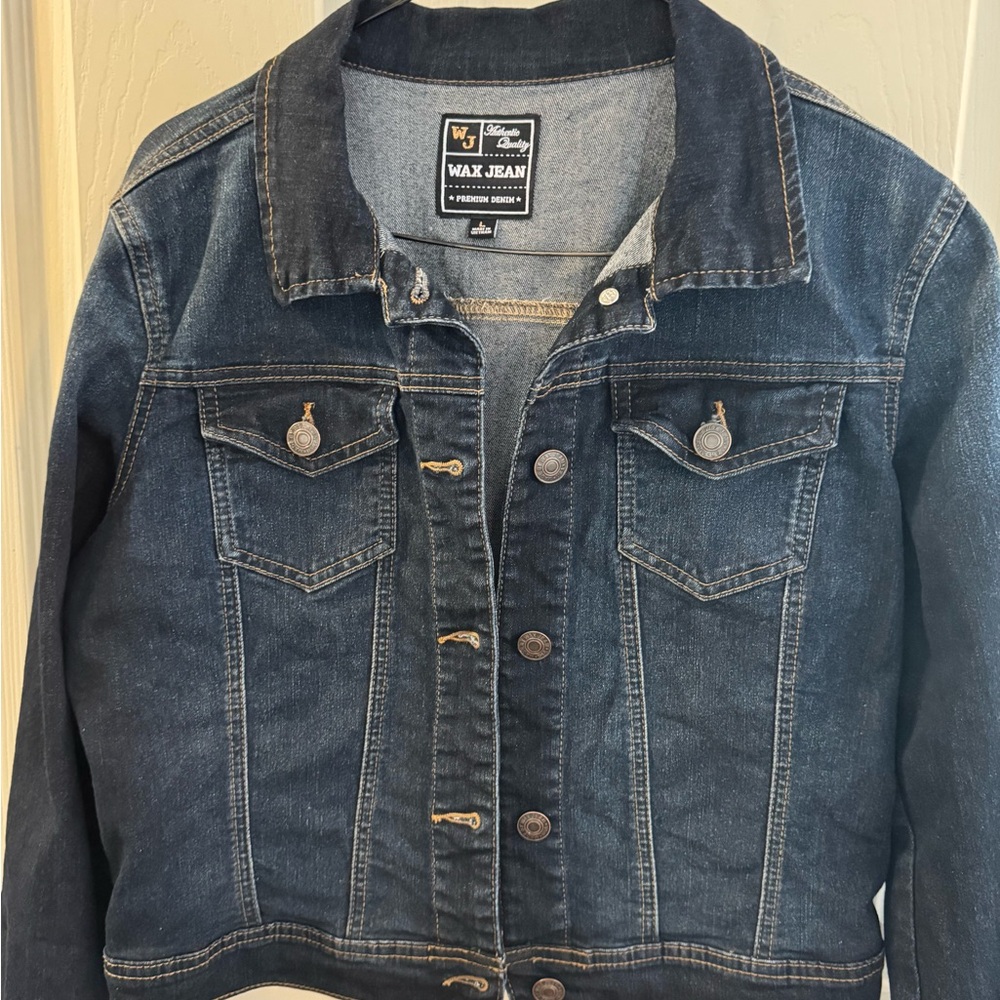Wax Jean Women's Blue Denim Jacket